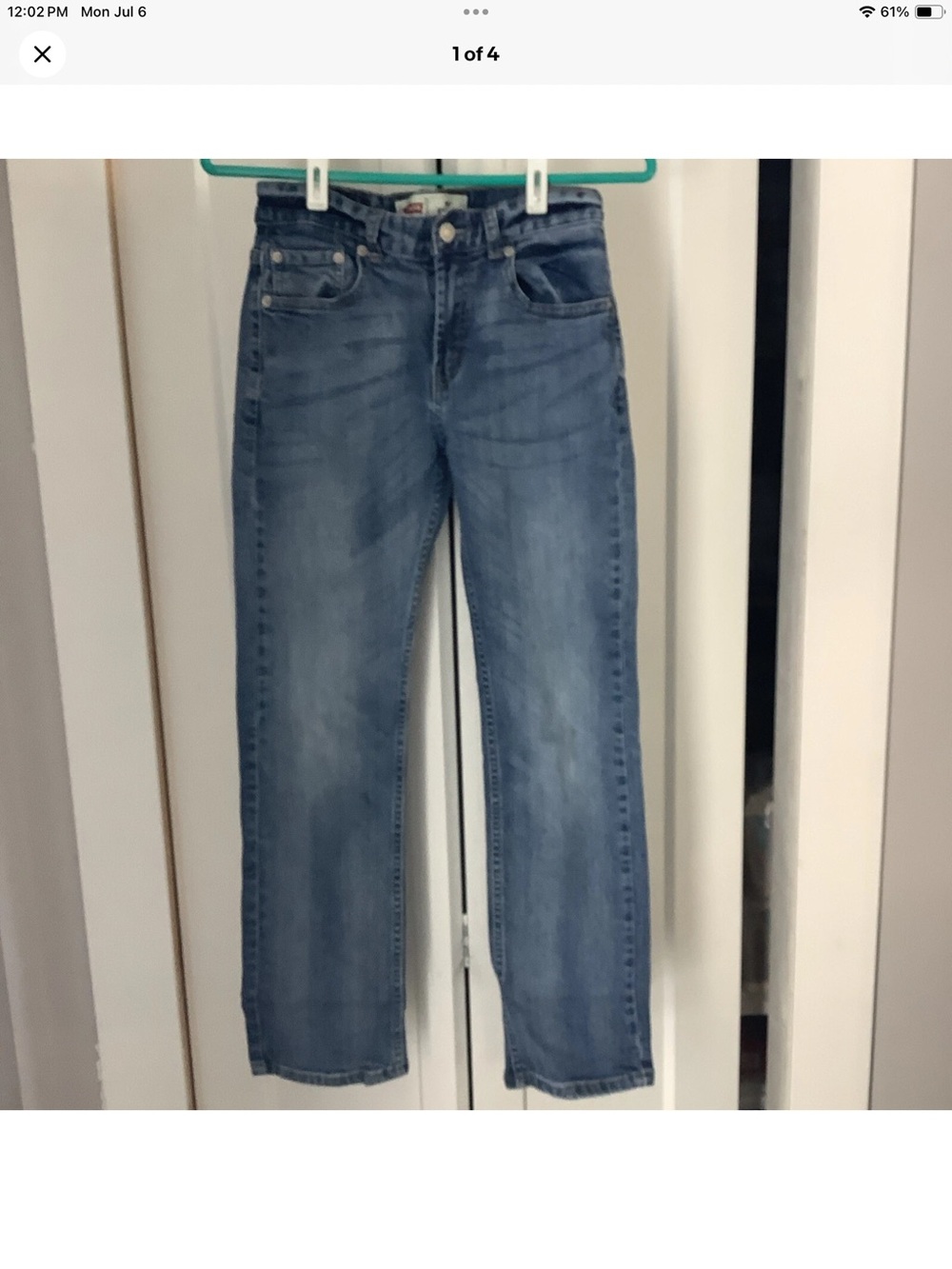 LEVIS 505 regular 14 slim W25” x L27” Boys Jeans
